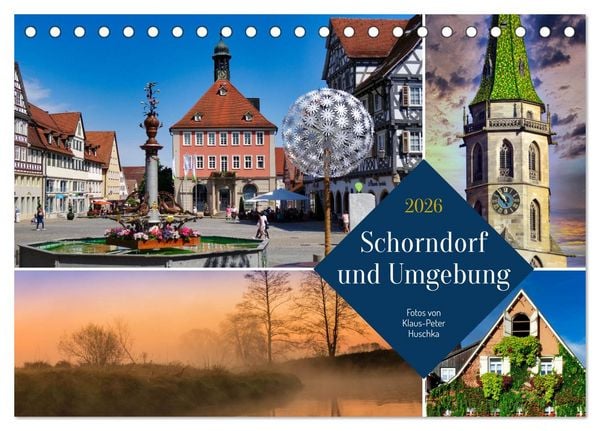 Schorndorf und Umgebung (Tischkalender 2026 DIN A5 quer), CALVENDO Monatskalender