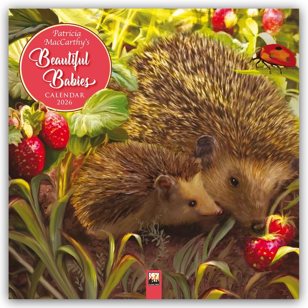 Produktbild: Patricia MacCarthy's Beautiful Babies &ndash; Wundersch&ouml;ne Tierbabys 2026 &ndash; Original Flame Tree Publishing-Kalender [Kalender]
