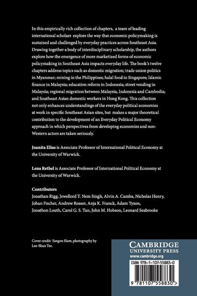 Produktbild: The Everyday Political Economy of Southeast Asia