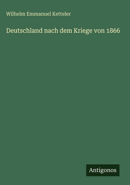 Produktbild: Deutschland nach dem Kriege von 1866