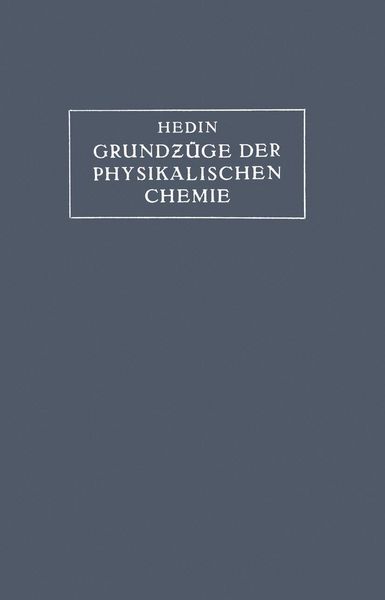Produktbild: Grundz&uuml;ge der Physikalischen Chemie in ihrer Beziehung zur Biologie