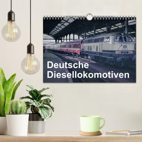 Produktbild: Deutsche Diesellokomotiven (Wandkalender 2026 DIN A4 quer), CALVENDO Monatskalender