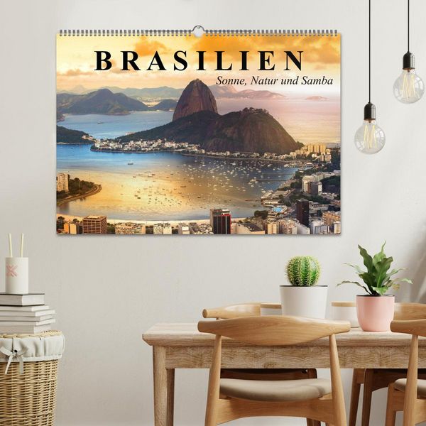 Produktbild: Brasilien. Sonne, Natur und Samba (Wandkalender 2026 DIN A2 quer), CALVENDO Monatskalender