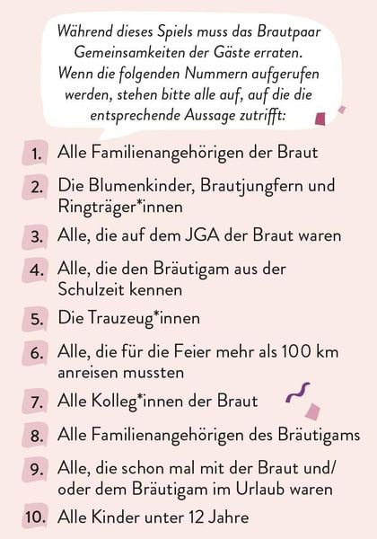 Produktbild: Wie gut kennt ihr eure G&auml;ste? Das Partyspiel f&uuml;r die Hochzeit