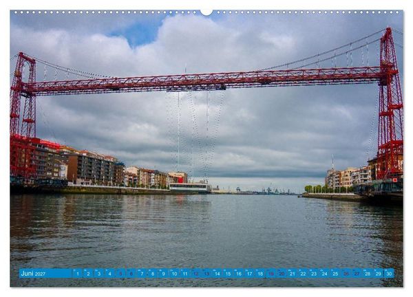 Produktbild: Buntes Bilbao (hochwertiger Premium Wandkalender 2027 DIN A2 quer), Kunstdruck in Hochglanz