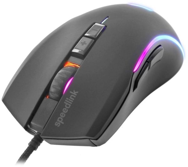 Produktbild: SPEEDLINK ZAVOS RGB Gaming Mouse, rubber-black