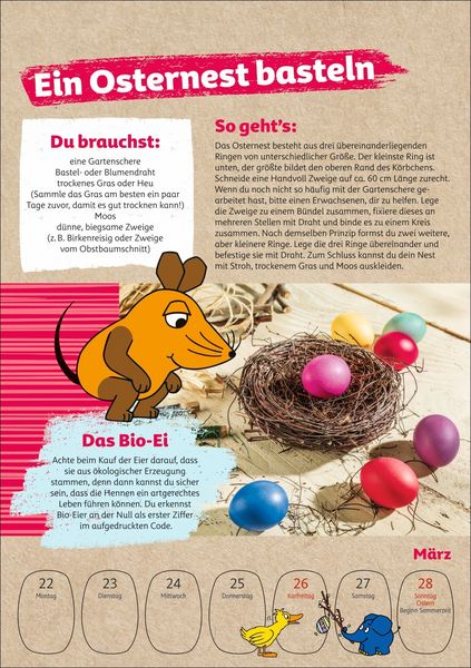 Produktbild: Sch&uuml;tze die Erde mit der Maus Kalender 2027 - Wochenplaner