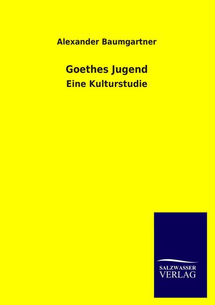 Produktbild: Goethes Jugend