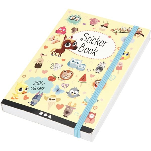 Produktbild: Creativ Company Sticker-Buch, Gr&ouml;&szlig;e 11,5x17 cm, 1 Stk