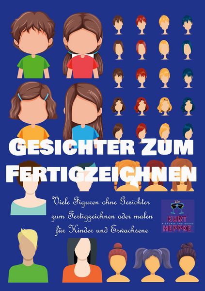 Produktbild: Gesichter zum Fertigzeichnen