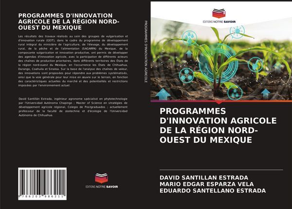 Produktbild: Programmes D'innovation Agricole De La R&eacute;gion Nord-Ouest Du Mexique