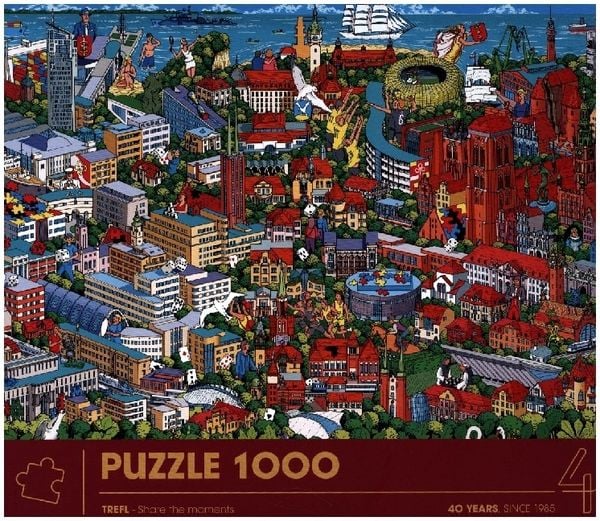 Produktbild: Puzzle Premium Plus 1000 Jubil&auml;um - Danzig, Gdynia, Sopot