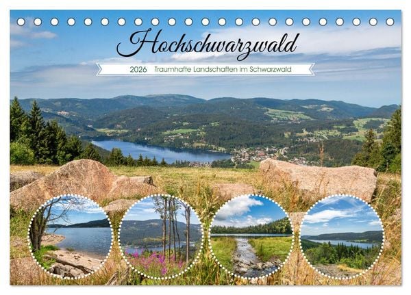 Produktbild: Hochschwarzwald - Traumhafte Landschaften im Schwarzwald (Tischkalender 2026 DIN A5 quer), CALVENDO Monatskalender