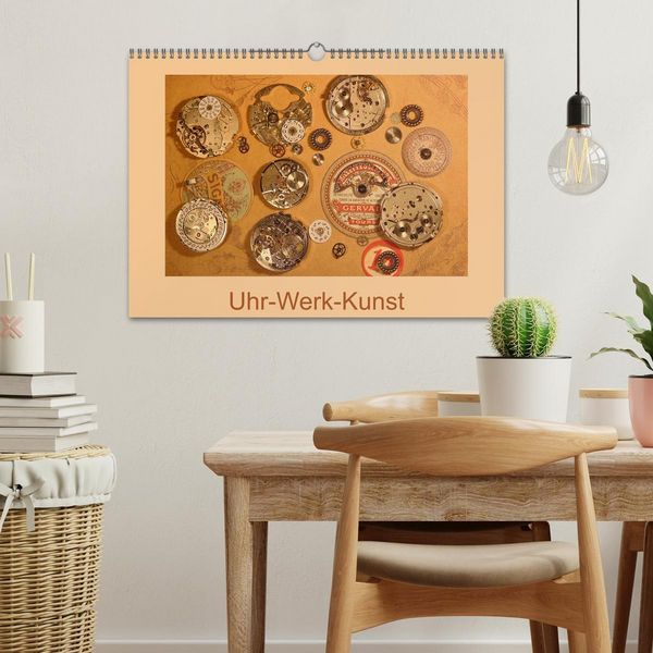 Produktbild: Uhr-Werk-Kunst (Wandkalender 2026 DIN A3 quer), CALVENDO Monatskalender