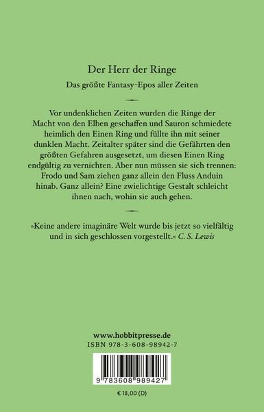 Produktbild: Der Herr der Ringe. Bd. 2 - Die zwei T&uuml;rme (Der Herr der Ringe. Ausgabe in neuer &Uuml;bersetzung und Rechtschreibung, Bd. 2)