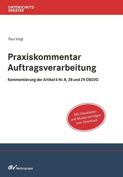 Produktbild: Praxiskommentar Auftragsverarbeitung