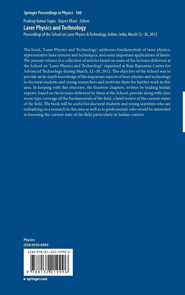 Produktbild: Laser Physics and Technology