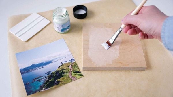 Produktbild: KREUL Foto Transfer Potch Set, Transfer Potch + &Uuml;berzugslack Gl&auml;nzend