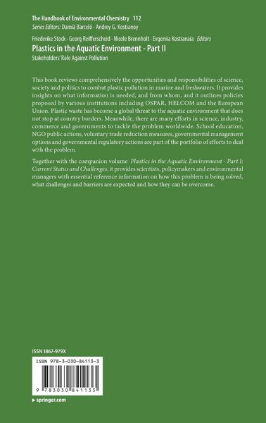 Produktbild: Plastics in the Aquatic Environment - Part II