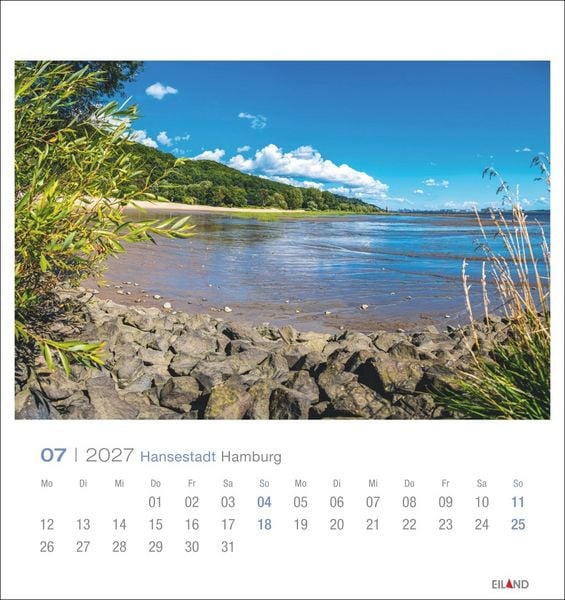 Produktbild: Hansestadt Hamburg Postkartenkalender 2027