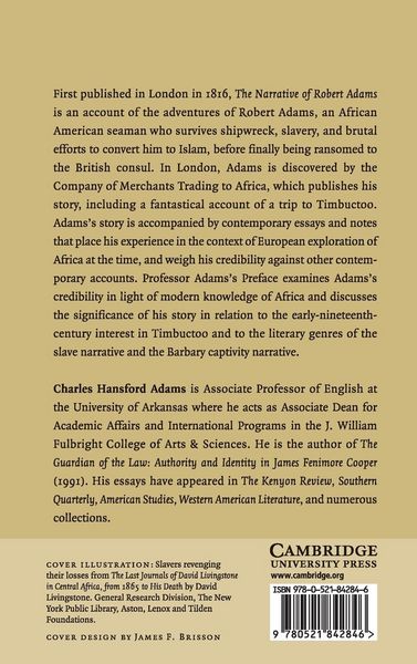 Produktbild: The Narrative of Robert Adams, A Barbary Captive