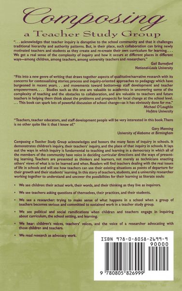 Produktbild: Composing a Teacher Study Group