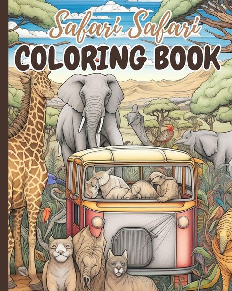 Produktbild: Safari Safari Coloring Book