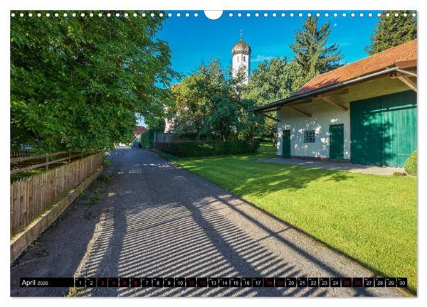 Produktbild: Bayerische Landschaften - Ein Streifzug durch das Dachauer Land (Wandkalender 2026 DIN A3 quer), CALVENDO Monatskalender