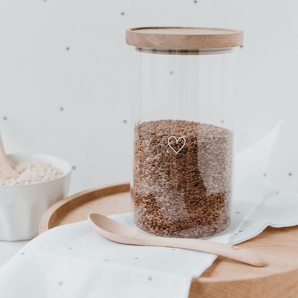 Produktbild: Vorratsglas Herz 19cm