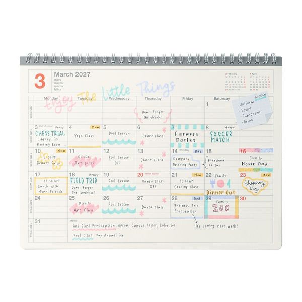 Produktbild: MARK'S 2027 Notebook Calendar M // Khaki