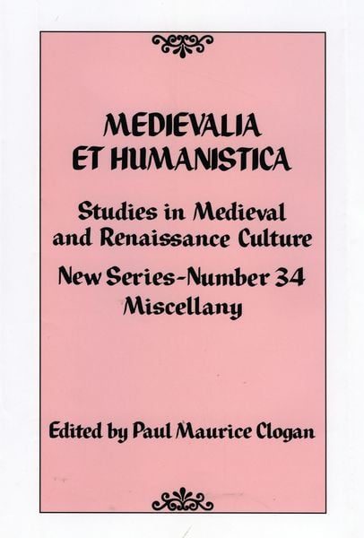 Produktbild: Medievalia et Humanistica, No. 34