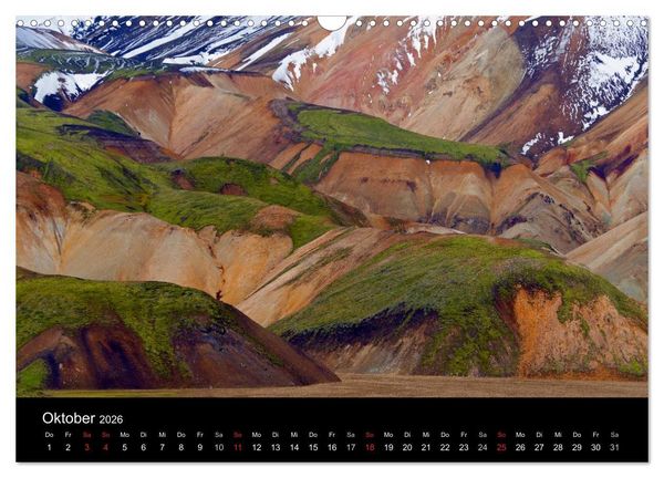 Produktbild: Island (Wandkalender 2026 DIN A3 quer), CALVENDO Monatskalender