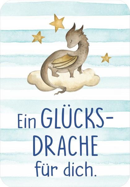Produktbild: Mutmachkarten &ndash; Dino (Aquarelloptik)