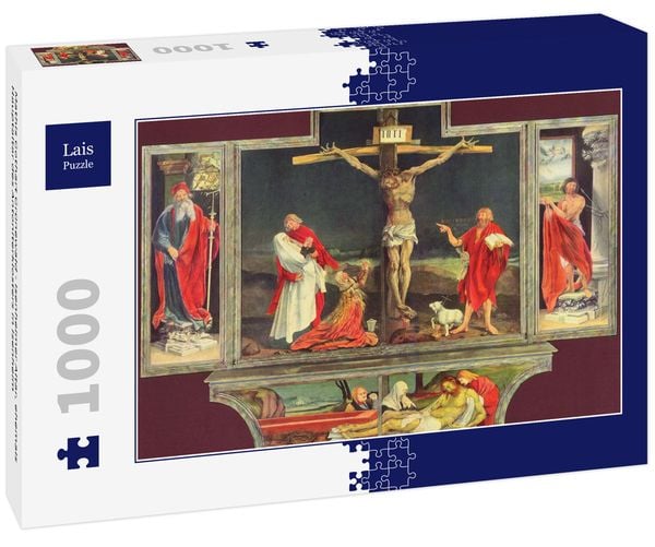 Produktbild: Lais Puzzle Mathis Gothart Gr&uuml;newald - Isenheimer Altar, ehemals Hauptaltar des Antoniterklosters in Isenheim 1000 Teile