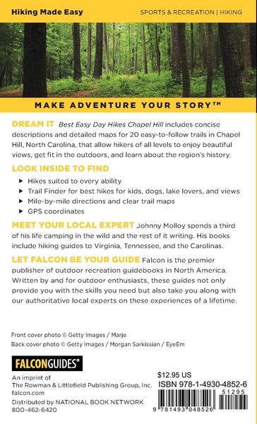 Produktbild: Best Easy Day Hikes Chapel Hill