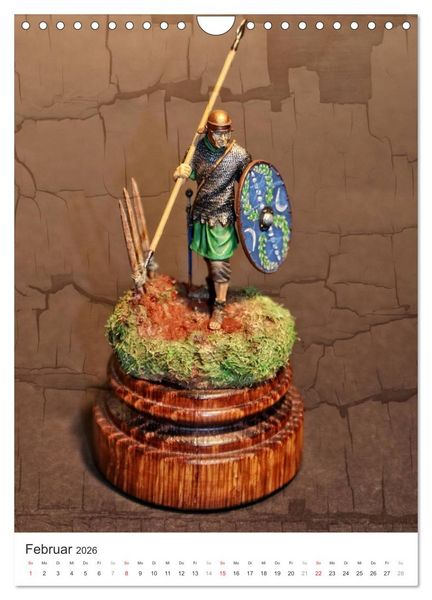 Produktbild: Historische Modellbaufiguren 2026 (Wandkalender 2026 DIN A4 hoch), CALVENDO Monatskalender