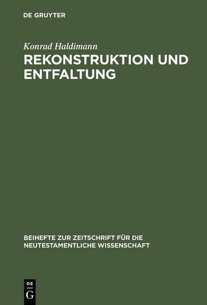 Produktbild: Rekonstruktion und Entfaltung
