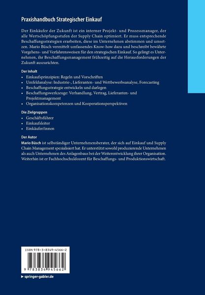Produktbild: Praxishandbuch Strategischer Einkauf