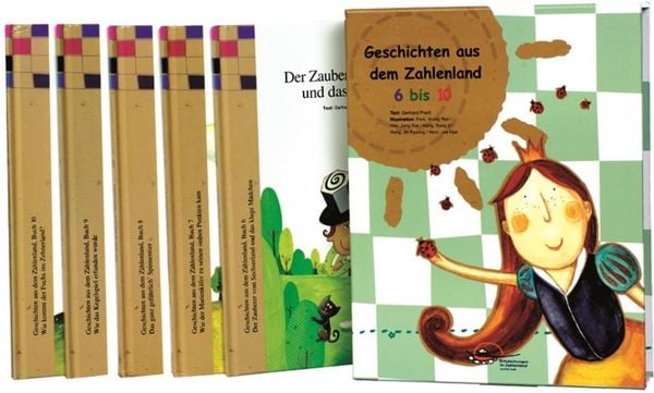 Geschichten aus dem Zahlenland 6 bis 10, Set von Gerhard Preiss, Zahlenland Prof. Preiß, 978-3-941063-23-5