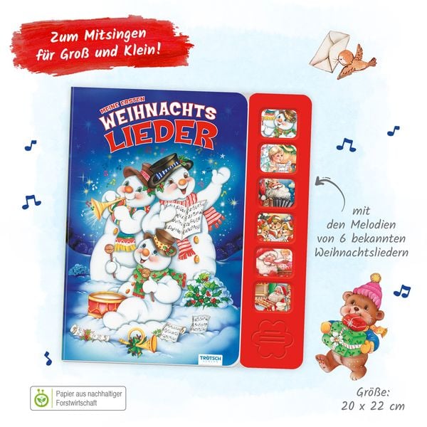 Produktbild: Tr&ouml;tsch Soundbuch Meine ersten Weihnachtslieder