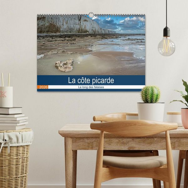 Produktbild: La c&ocirc;te picarde Le long des falaises (Calendrier mural 2026 DIN A3 vertical), CALVENDO calendrier mensuel