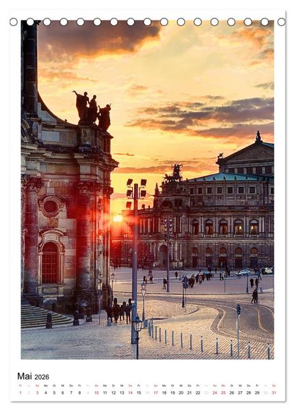 Produktbild: Bilder aus Dresden (Tischkalender 2026 DIN A5 hoch), CALVENDO Monatskalender