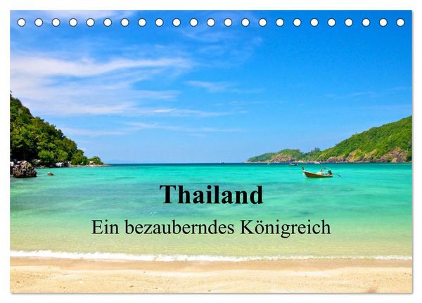 Thailand - Ein bezauberndes Königreich (Tischkalender 2026 DIN A5 quer), CALVENDO Monatskalender