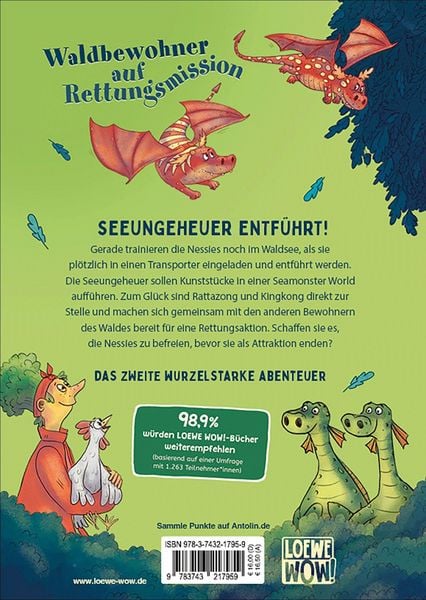 Produktbild: Der Wald lebt! (Band 2) - Rettet die Seeungeheuer!