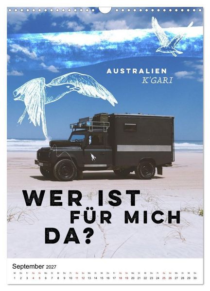 Produktbild: INTO THE FAR und die gro&szlig;en Fragen des Reisens - A True Overland Story (Wandkalender 2027 DIN A3 hoch), CALVENDO Monatskalender