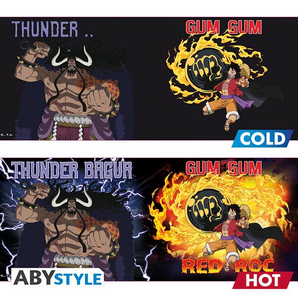 Produktbild: ONE PIECE - Mug Heat Change - 460 ml -Luffy vs Kaidou-cardboard box