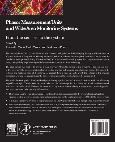 Produktbild: Phasor Measurement Units and Wide Area Monitoring Systems