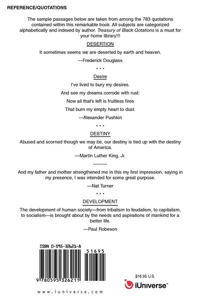 Produktbild: Treasury of Black Quotations