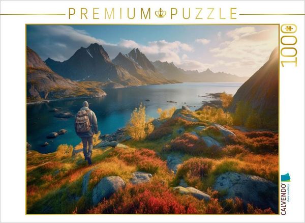 Produktbild: CALVENDO Puzzle Ein Motiv aus dem Kalender Die Stille des Nordens | 1000 Teile Lege-Gr&ouml;&szlig;e 64x48cm Foto-Puzzle f&uuml;r gl&uuml;ckliche Stunden