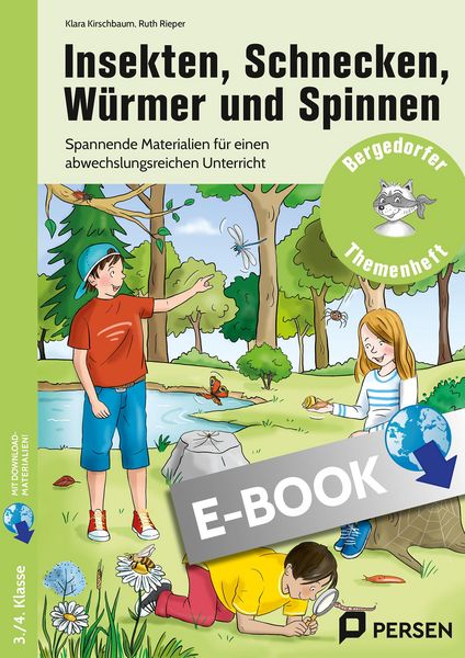 Produktbild: Insekten, Schnecken, W&uuml;rmer und Spinnen